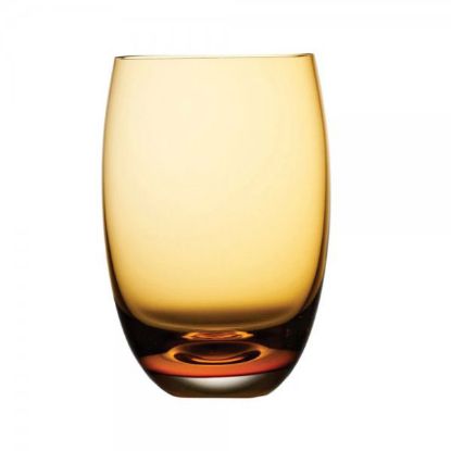 Imagen de Colored O set de 4 vasos amber
