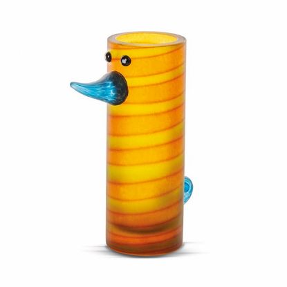 Imagen de CHICKADEE TALL - VASE. AMBER