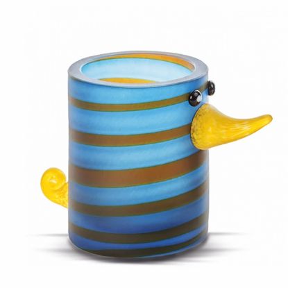 Imagen de CHICKADEE SMALL- VASE. BLUE