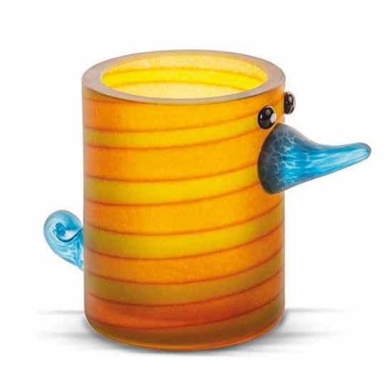 Imagen de CHICKADEE SMALL- VASE. AMBER