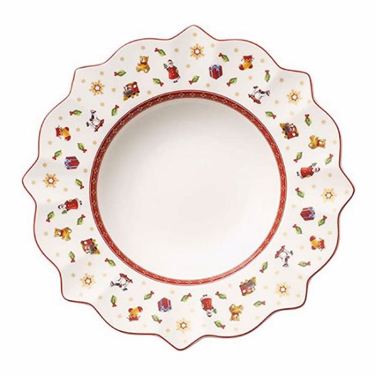 Imagen de toys delight plato hondo blanco
