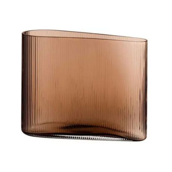 Imagen de Mist vase wide caramel