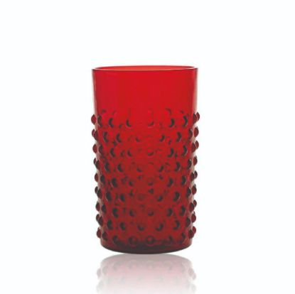 Imagen de Underlay Garnet Hobnail Tumbler set de 6