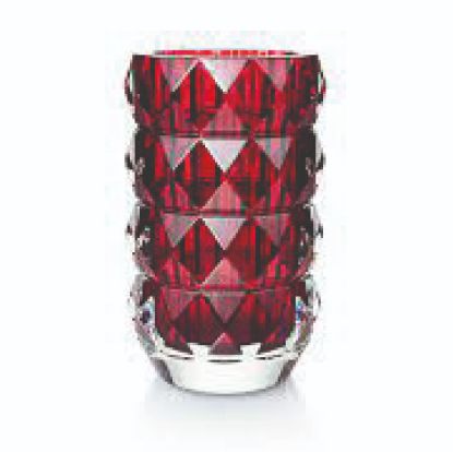 Imagen de Florero Louxor redondo rojo 230