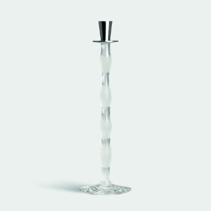Imagen de Celeste stripes candlestick 410mm