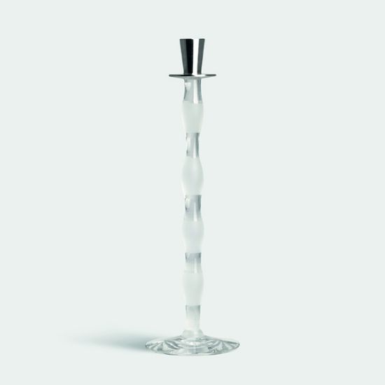Imagen de Celeste stripes candlestick 410mm