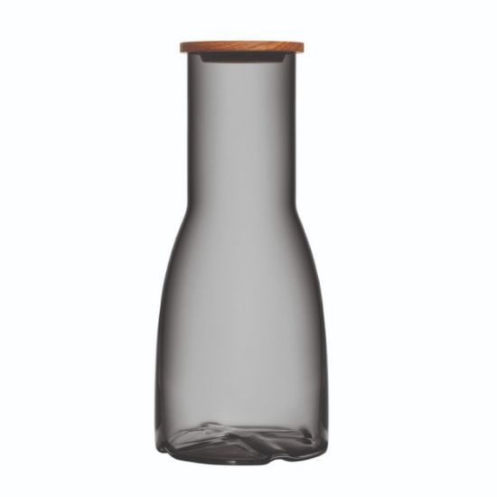 Imagen de Bruk Smoky Grey Carafe /Oak