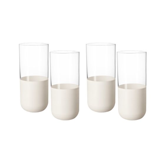Imagen de Manufacture Rock Blanc vaso alto coctel set de 4