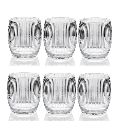 Imagen de Gluglu set de 6 tumbler de agua transparente