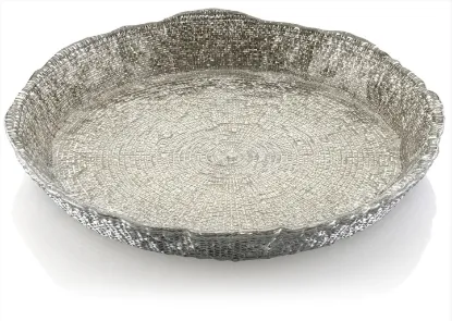 Imagen de DIAMANTE FRUITBOWL CM 32 BEIGE CON CROMO