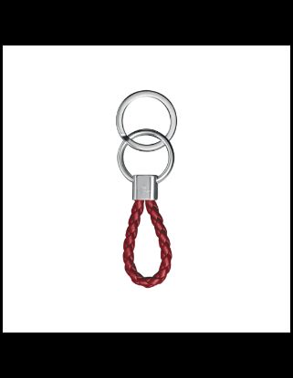 Imagen de Llavero rojo duo complice plateado