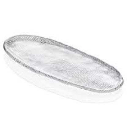 Imagen de DIAMANTE OVAL TRAY 43 X16 CLEAR