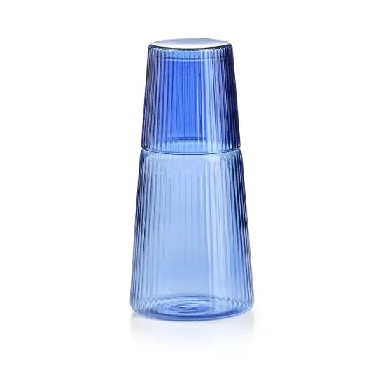 Imagen de NARCISO JARRA CON VASO AZUL
