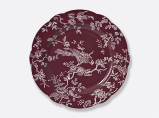 Imagen de ALBERTINE PRUNE FOND COULEUR SALAD PLATE