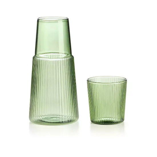 Imagen de NARCISO JARRA CON VASO VERDE