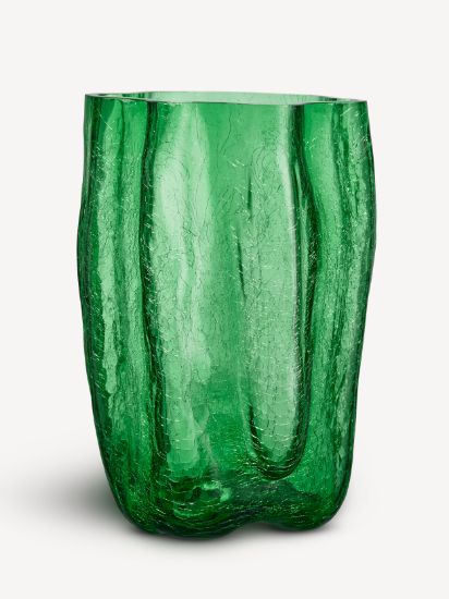Imagen de crackle vase tall verde