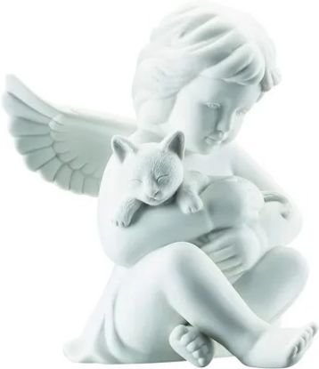 Imagen de Angel mediano con gato