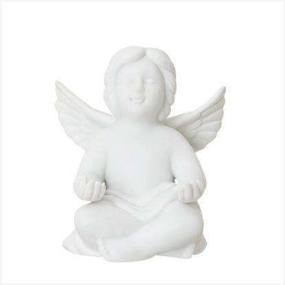 Imagen de Angel grande meditando