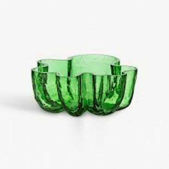 Imagen de crackle bowl green