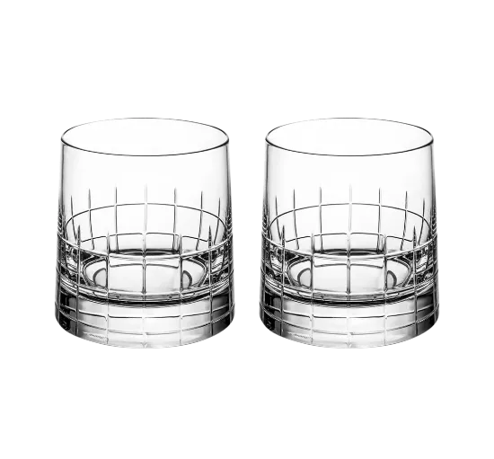 Imagen de 2 VASOS DE WHISKY DOBLE GRAPHIK CR