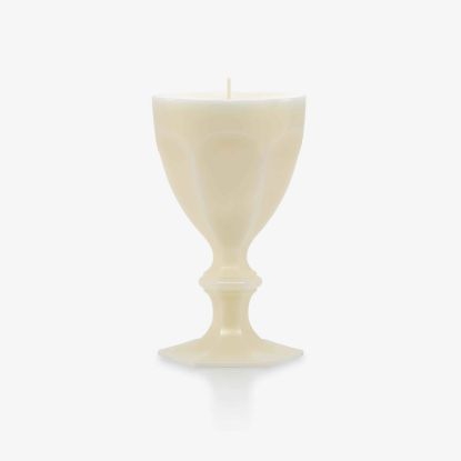 Imagen de harc Bougie verre 20cm ivory