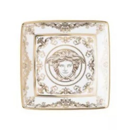 Imagen de plato cuadrado medusa gala