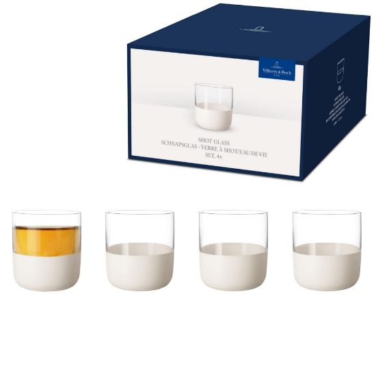 Imagen de Manufacture Rock Blanco chupito set de 4