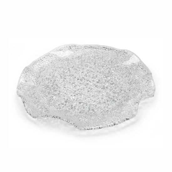 Imagen de Special transparent scalloped plate 22cm