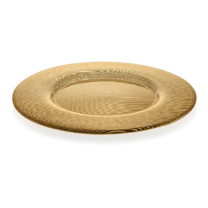 Imagen de KERALA CHARGER CM 34 GOLD CHAMPGNE GLITTER DECORAT