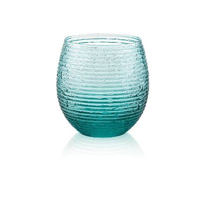 Imagen de MULTICOLOR SET 6 TMBLER TURQUOISE GLAS CL 25