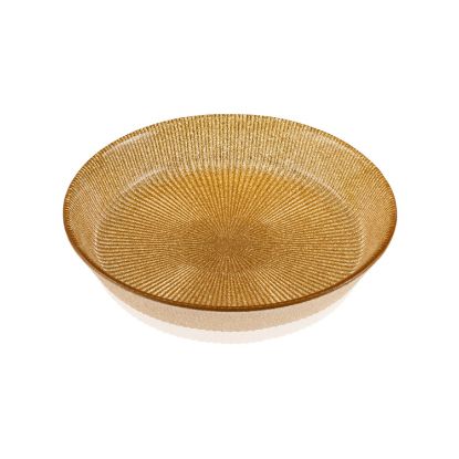 Imagen de NOEL FRUIT BOWL CM 32 ROSE GOLD GLITTER DECORATION
