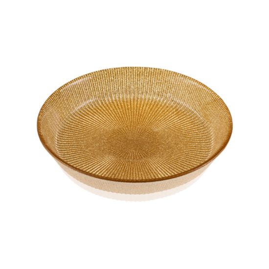 Imagen de NOEL FRUIT BOWL CM 32 ROSE GOLD GLITTER DECORATION