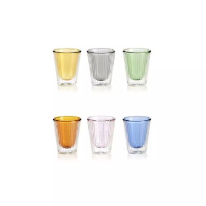 Imagen de NARCISO SET OF 6 BOROSILICATE PKEATED COFFEE CUPS